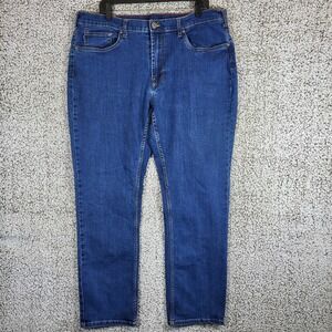 Jachs New York Tribeca Mens Jeans 38x32‎ Blue Denim Casual Pants